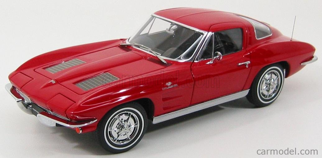 AUTOART 71183 Scale 1/18 | CHEVROLET CORVETTE COUPE 1963 RED