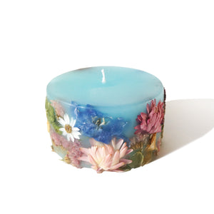 710candle ボタニカルキャンドル 北海道・道南の花を用いた手づくり