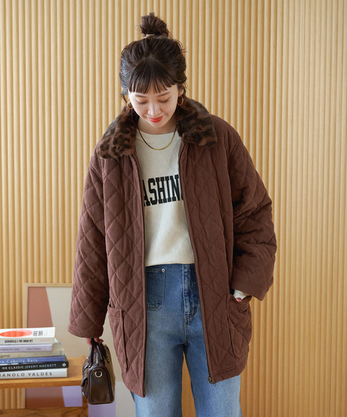 B.C STOCK（ベーセーストック）の「【ZOZO限定】ファー襟中綿