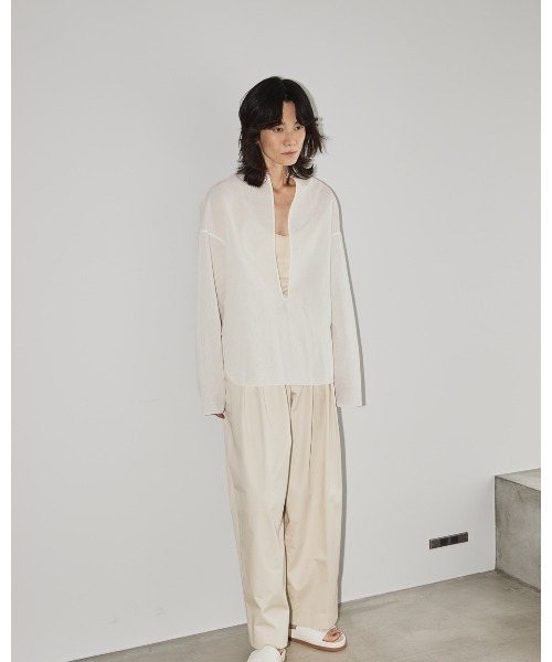 スラブスリットシャツ（シャツ/ブラウス）｜TODAYFUL（トゥデイフル