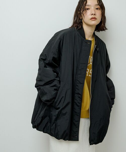 セール】ミディ丈ディフォームMA-1（その他アウター）｜Green Parks