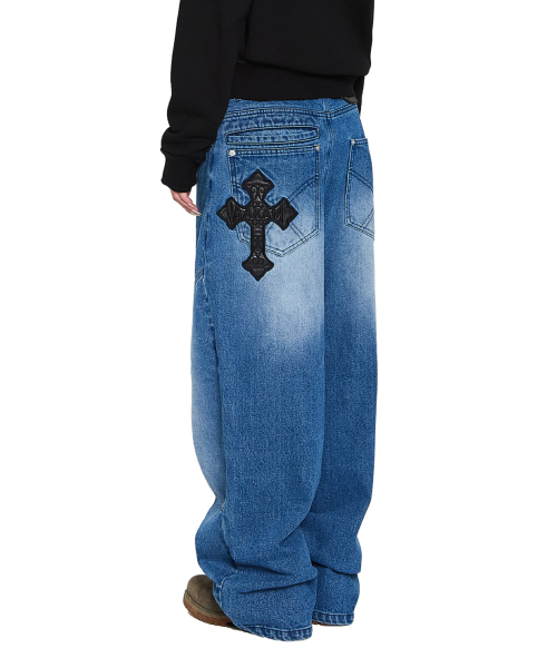 AKM CROS2 Denim Pants (Blue)（デニムパンツ）｜AAKAM（アーカム）の