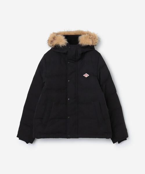 DANTON | ポリエステルタッサー ファーフード ダウンジャケット WOMEN