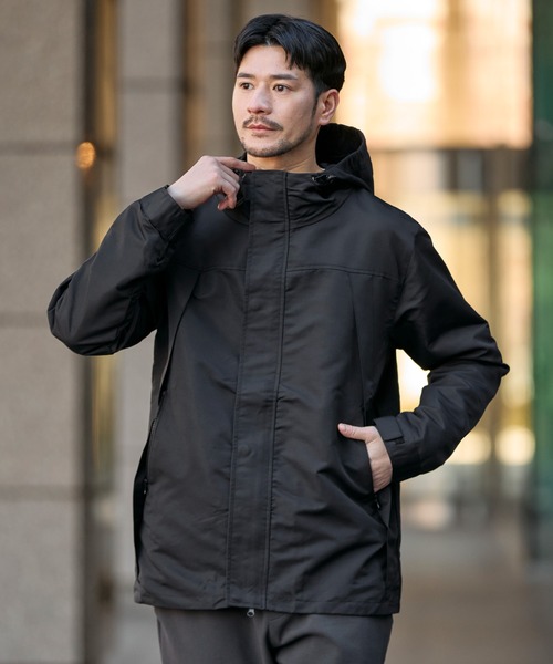 SPU（スプ）の「撥水マウンテンパーカー ジャケット ブルゾン