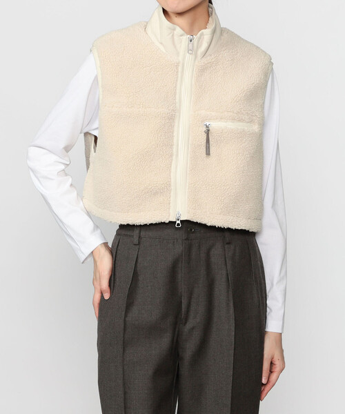 Gymphlex | ライトボア ショートベスト WOMEN（その他アウター