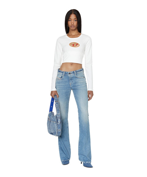 レディース 長袖Tシャツ トップス Dロゴ（Tシャツ/カットソー