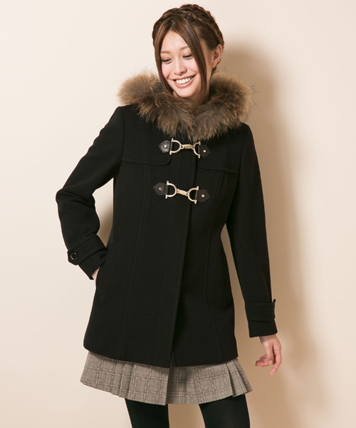 ANY SIS（エニィスィス）の「ソフトウールモッサ コート（ダッフル