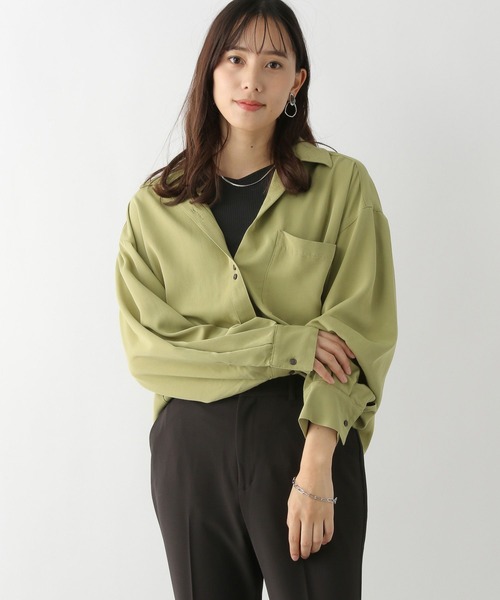 セール】イージーケアオーバーシャツ/183384（シャツ/ブラウス