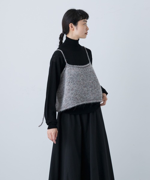 かぐれ（カグレ）の「カラーネップアルパカニットキャミソール