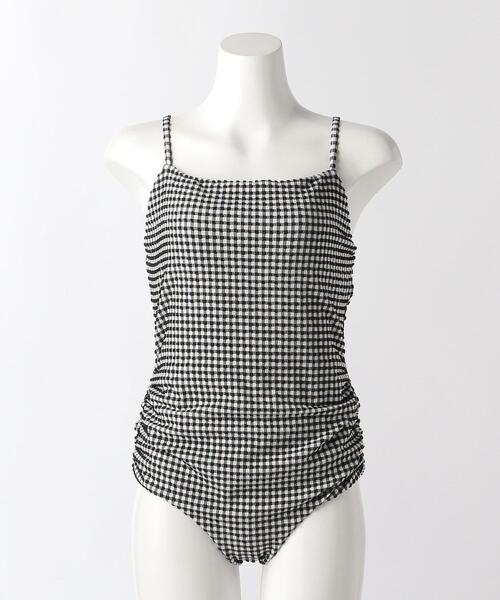 Lepidos（レピドス）の「＜Lepidos＞チェックシャーリングワンピース