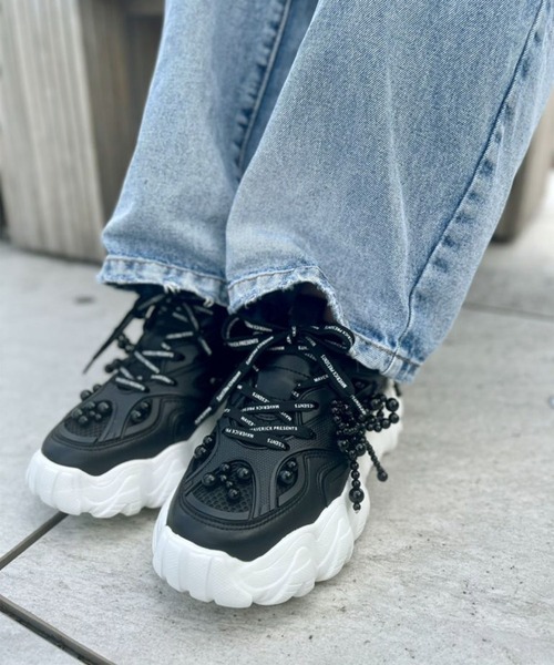 MAISON MAVERICK PRESENTS】Bumpy Sole Dad Sneaker-Pearl | 『Scrap