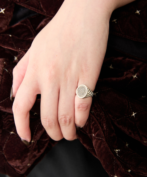 とんこつ40様 MALUS シルバー リング ダイヤモンド とんこつ40様 MALUS