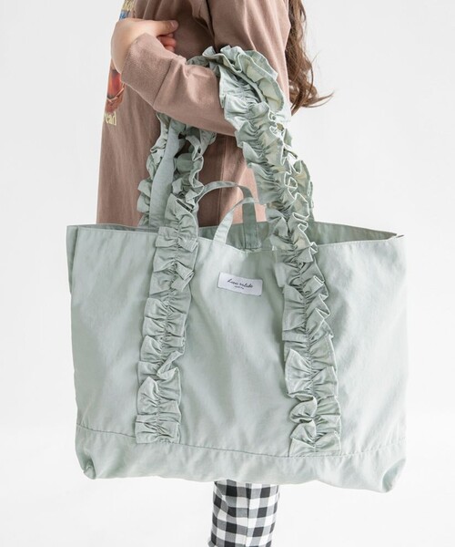DRC/WEB限定/通学シリーズ】フリルレッスンバッグ（トートバッグ