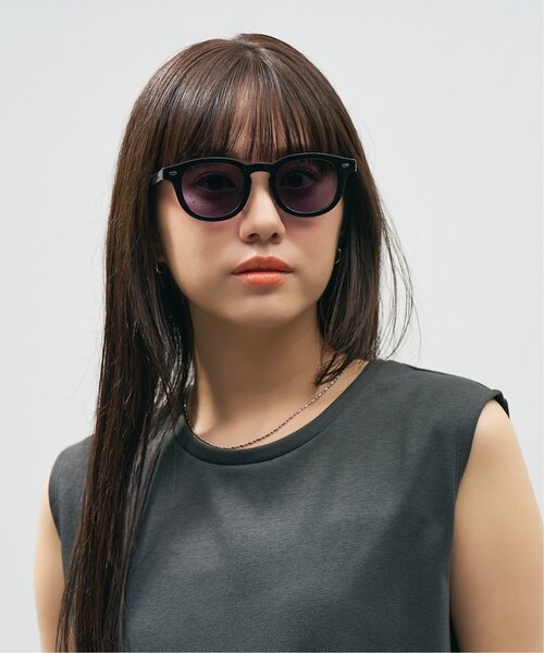 WEB限定】Zoff｜AOI IHARA ウェリントン型 調光 サングラス｜紫外線で