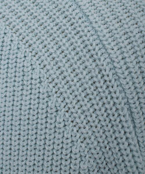 Drawer（ドゥロワー）の「Drawer 7G畦編みクルーネックプルオーバー