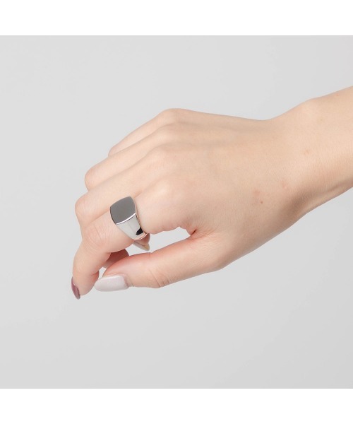 TOM WOOD cushion polished ring トムウッド クッション ポリッシュド