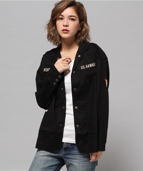 ヒステリックグラマーHYSTERIC GLAMOURミリタリージャケット