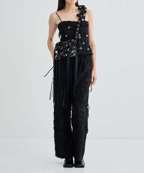 riv nobuhiko/リブノブヒコ】KIMSI BEAD BUSTIER/ビーズビスチェ