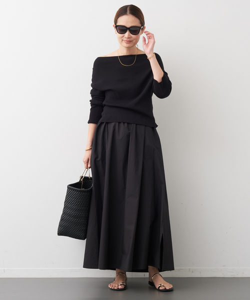 off shoulder プルオーバー（ニット/セーター）｜Deuxieme Classe