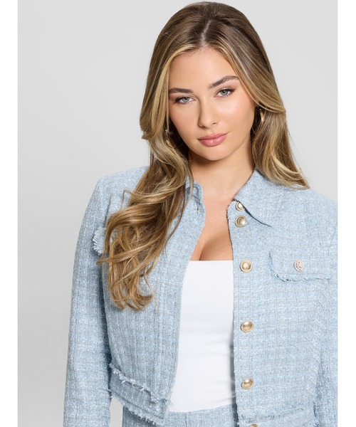 DAPHNEE Cropped Jacket アウター ジャケット レディース | GUESS(ゲス