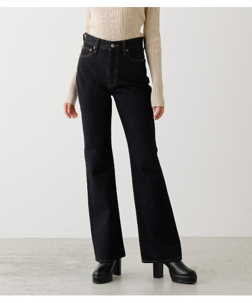 HIGH WAIST DENIM FLARE/ハイウエスデニムフレア（デニムパンツ