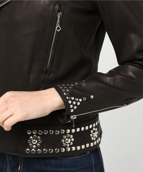 HYSTERIC GLAMOUR（ヒステリックグラマー）の「ゴートレザー スタッズ