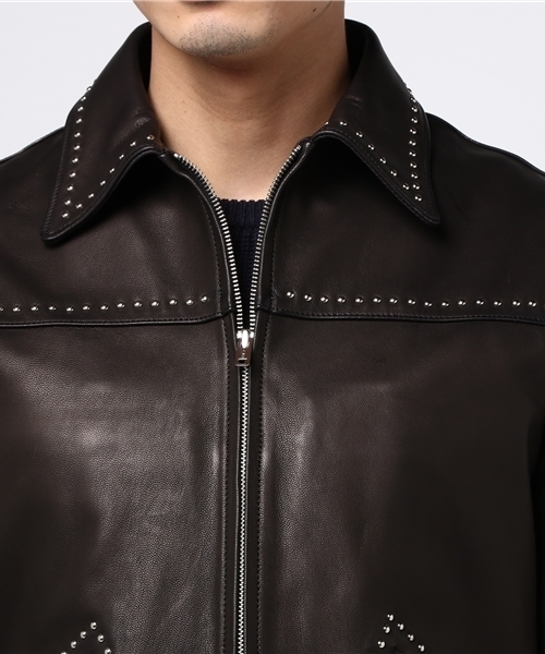 HYSTERIC GLAMOUR（ヒステリックグラマー）の「ゴートレザースタッズ付