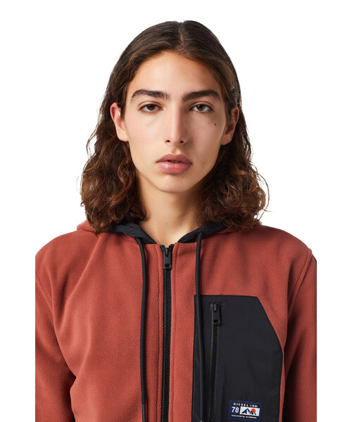 DIESEL（ディーゼル）の「メンズ パーカー フリース ジャケット