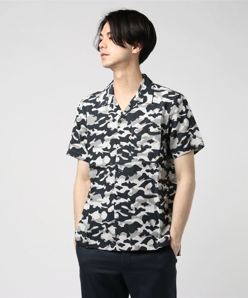 KAZUYUKI KUMAGAI】Li/Cシャンブレーアロハシャツ（シャツ/ブラウス