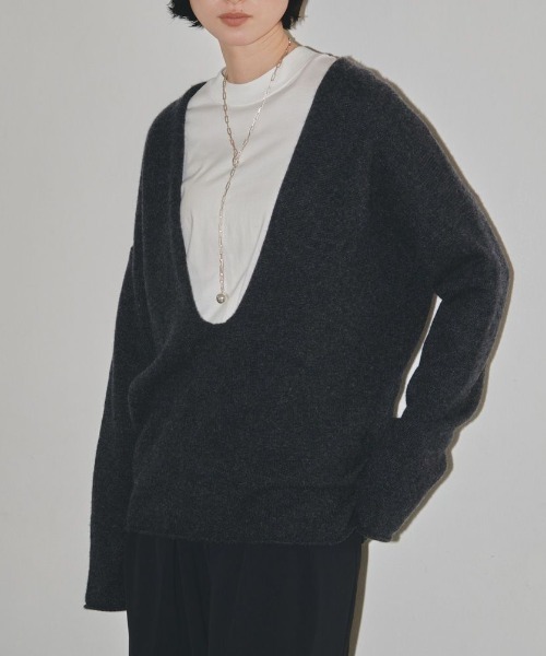 TODAYFUL（トゥデイフル）の「TODAYFUL Uneck Cashmere Knit 12320504