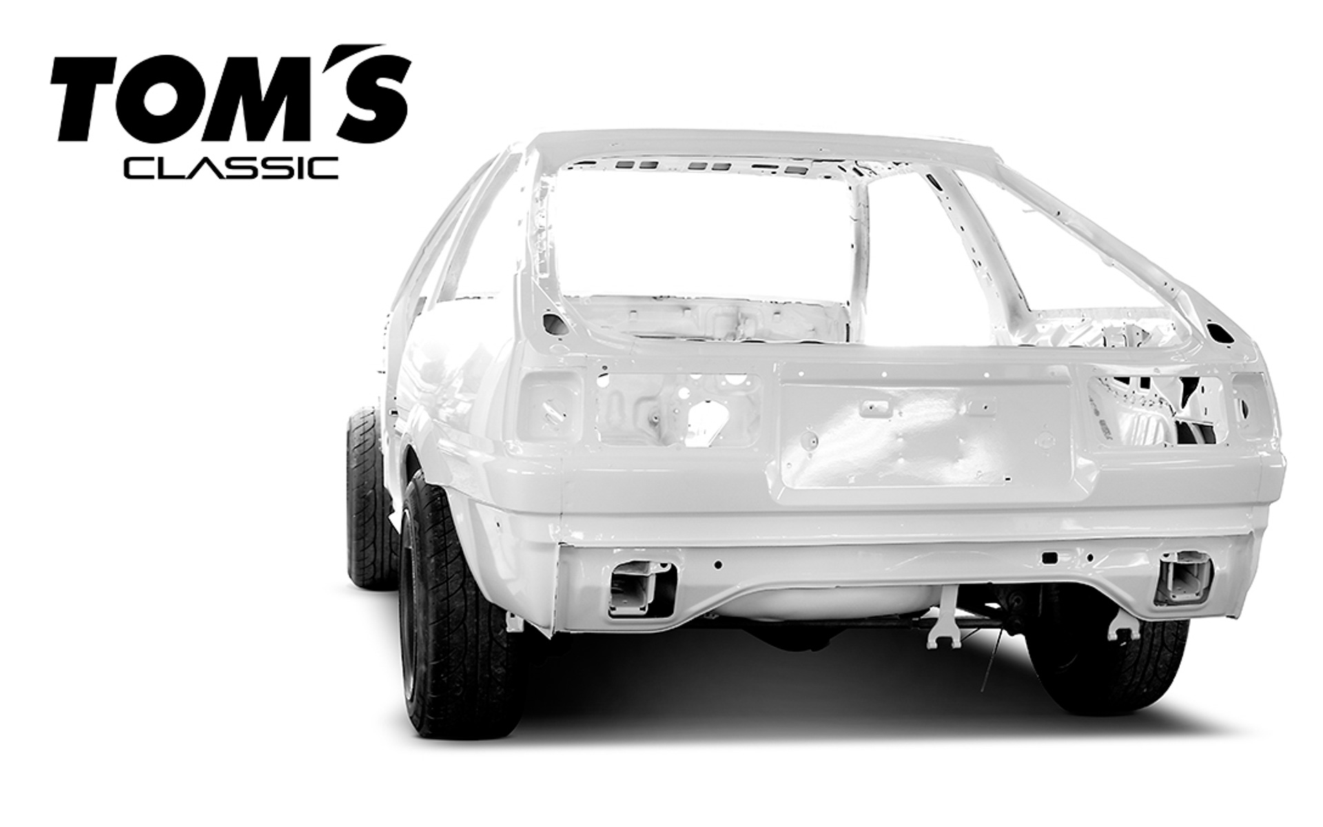 トムス、レストアしたホワイトボディと「4A-GEU/4A-GELU」「3S-GE