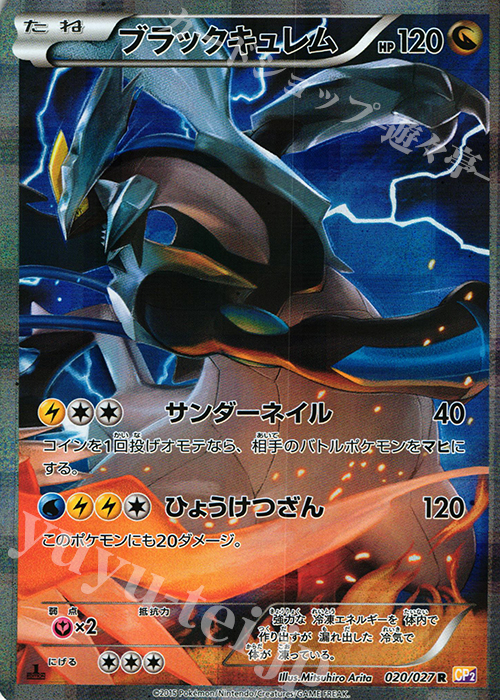 R ブラックキュレム 買取 | [CP2] 伝説キラコレクション | ポケモン
