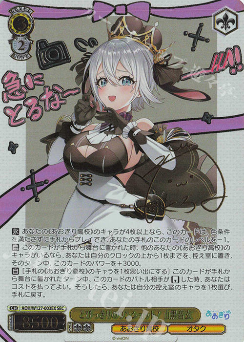 SEC とびっきりのワンショット！ 山黒音玄(サイン入り) 販売