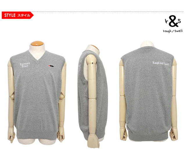 カジュアルゴルフドットコムby PALM SPRINGSにrough&swell［ラフアンド