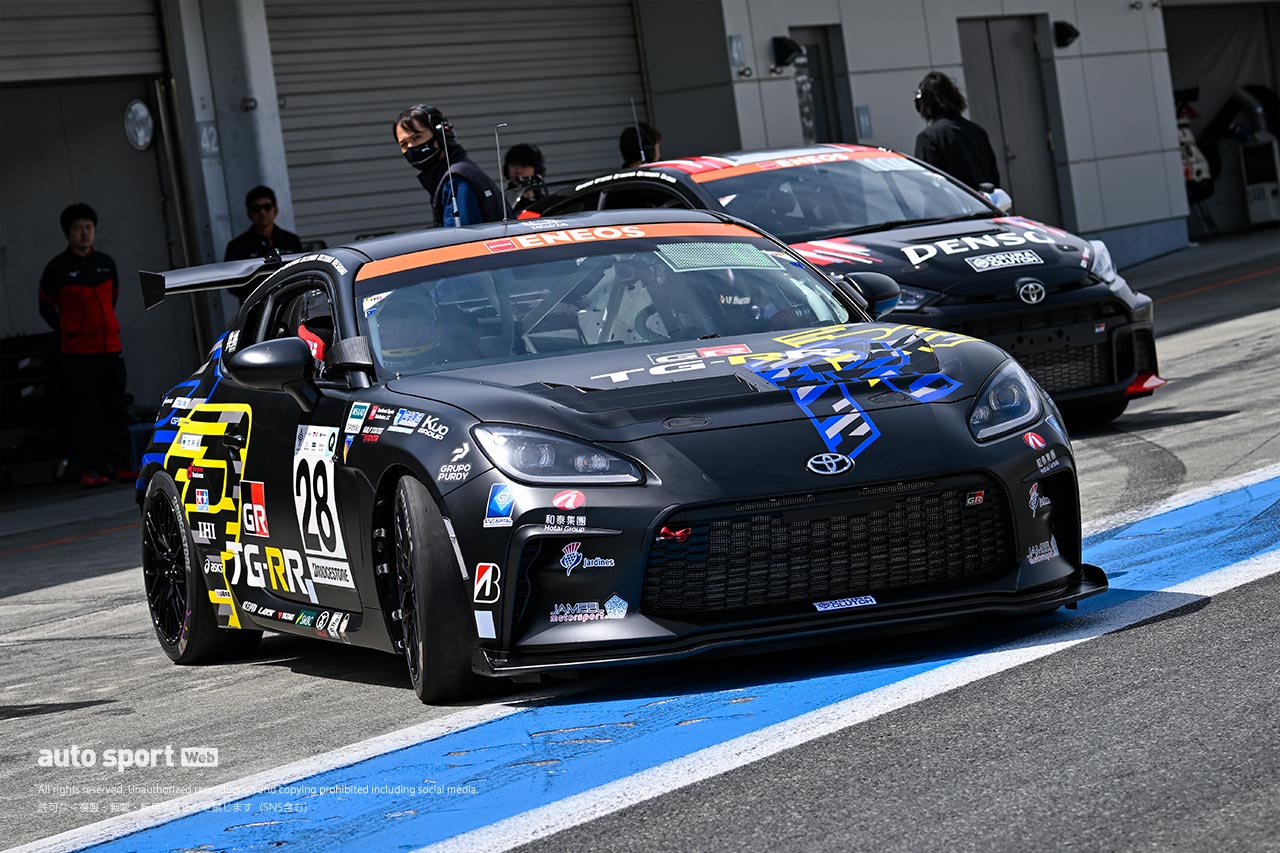 28号車TGRR GR86 Future FR conceptがスーパー耐久富士公式テストで