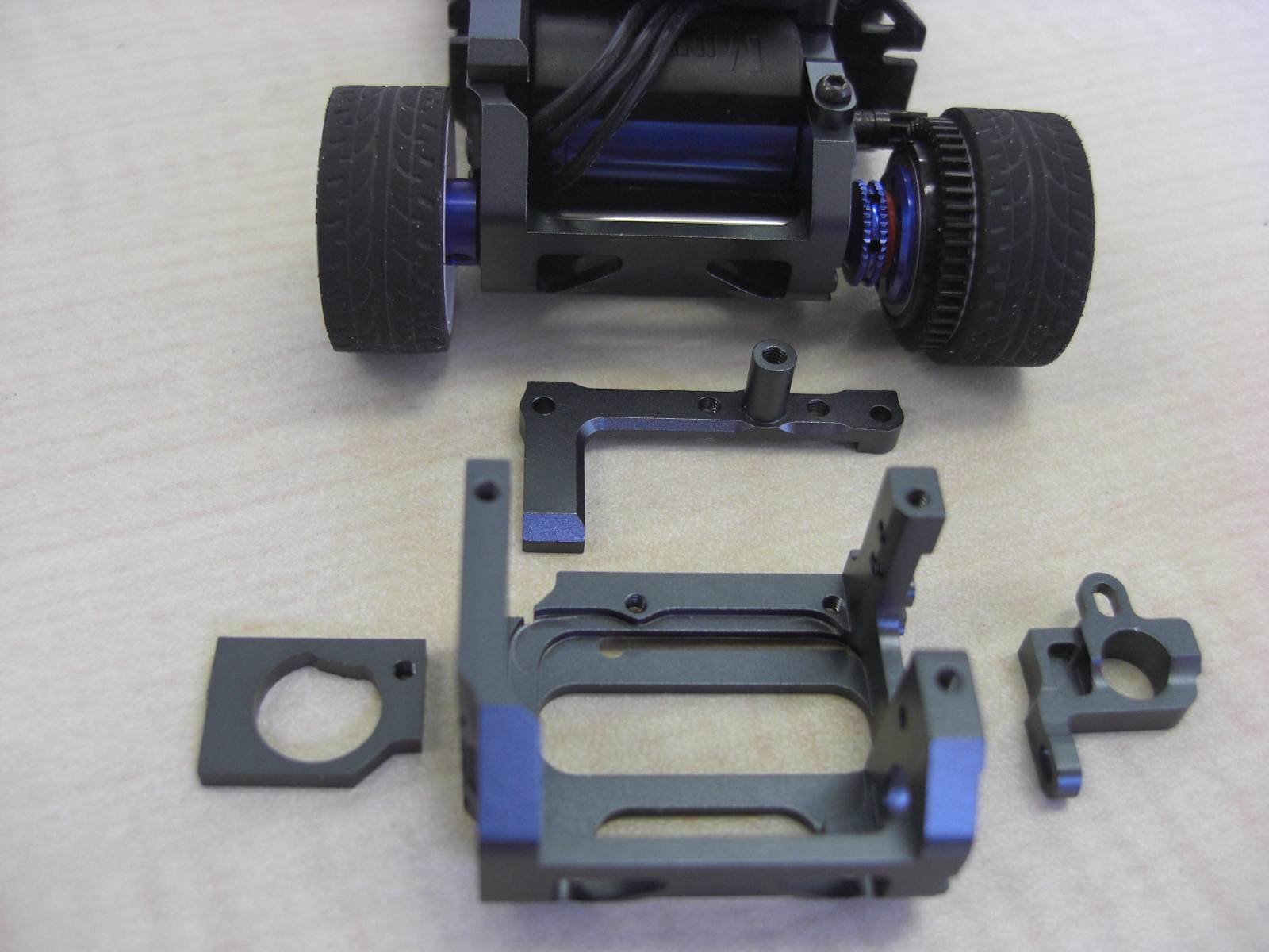 TERU品 MJアルミモーターマウント&サイドダンパーセット MM MJアルミ