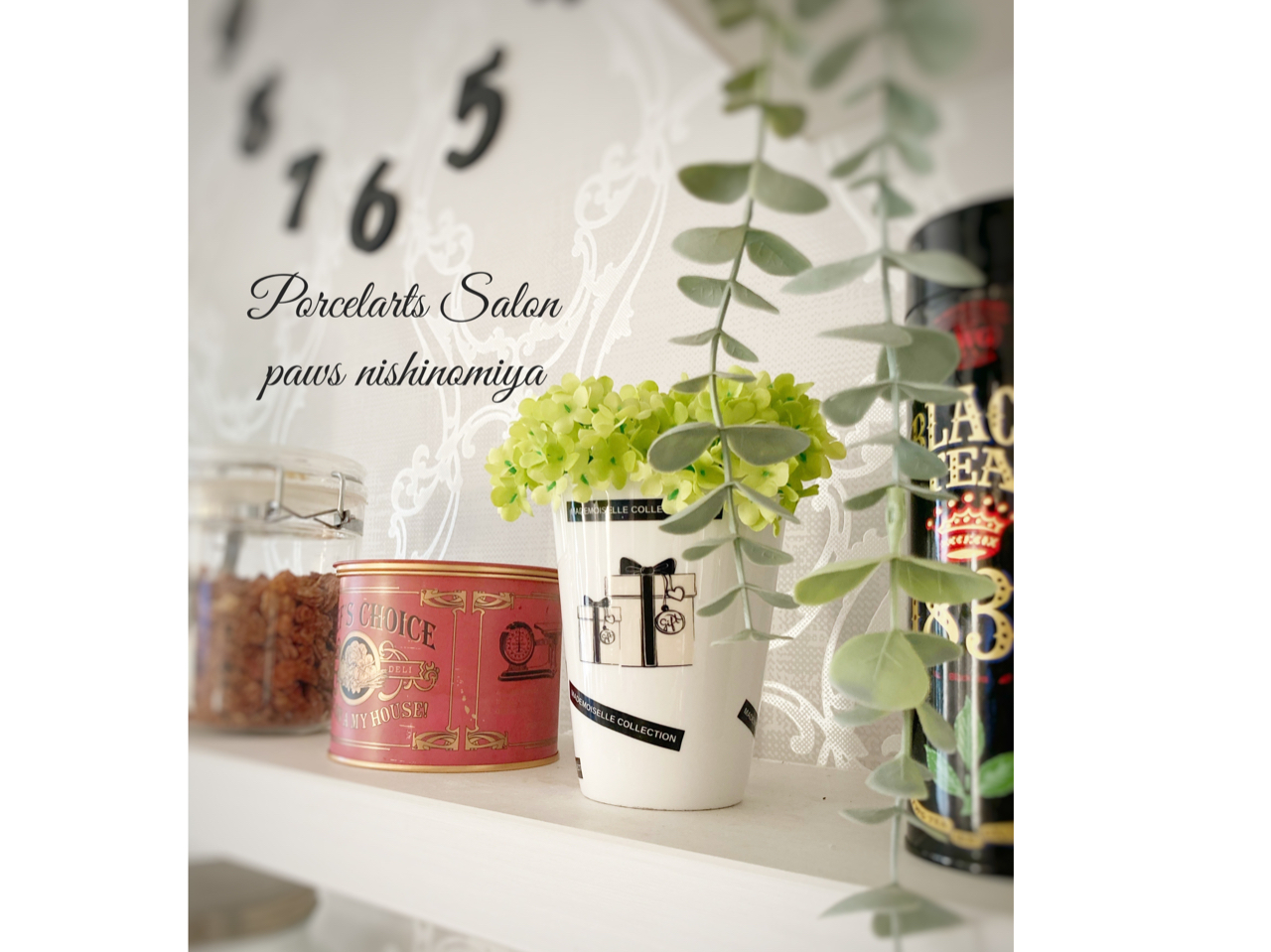 夜19時からのポーセラーツ！お仕事帰りに！OLさんに大人気。デザート