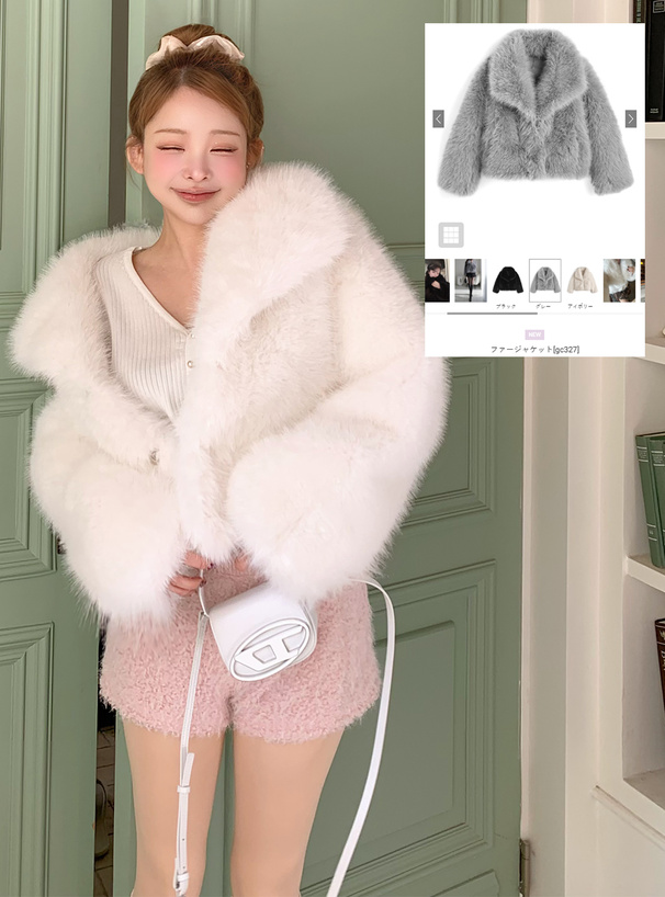 ファージャケット[gc327] | レディースファッション通販のグレイル(GRL