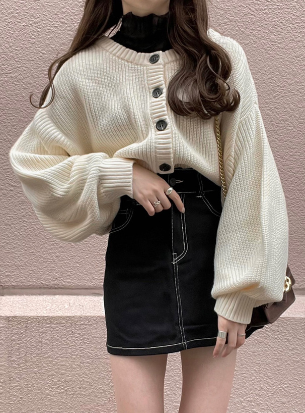 ウェーブモックネックメロウシアートップス[dk909] | レディース