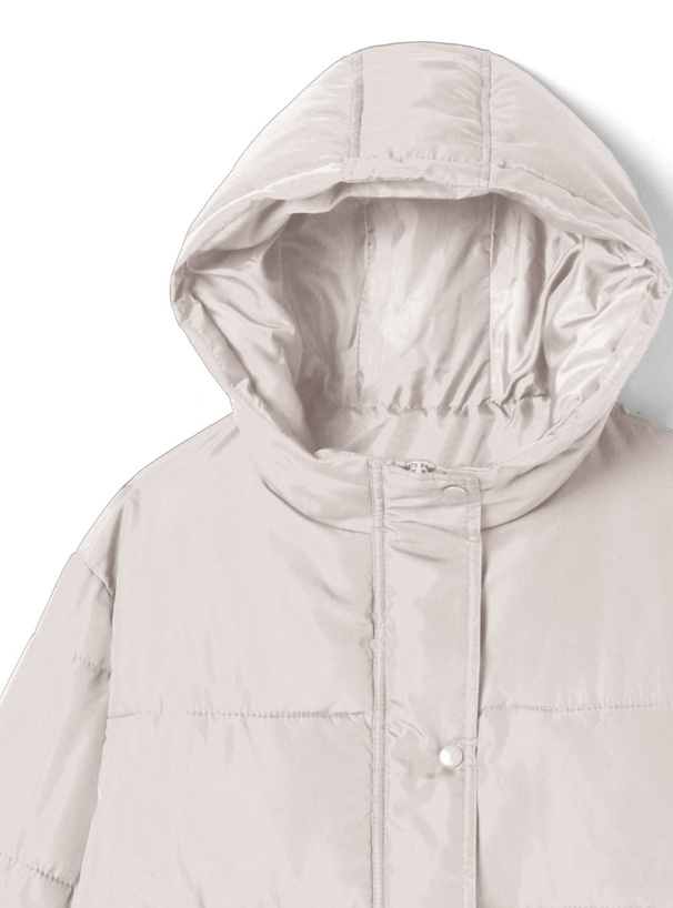 フーディ中綿ダウンジャケット[iz384] | レディースファッション通販の