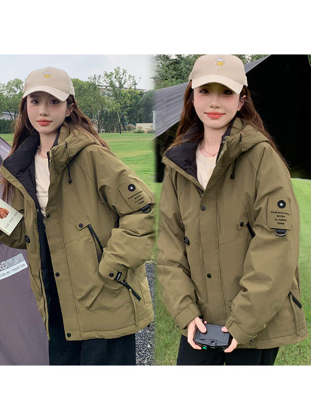 フード付きミリタリージャケット[pu74] | レディースファッション通販