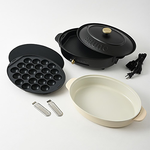 ブルーノ（BRUNO） オーバルホットプレート ブラック｜【ハンズネット