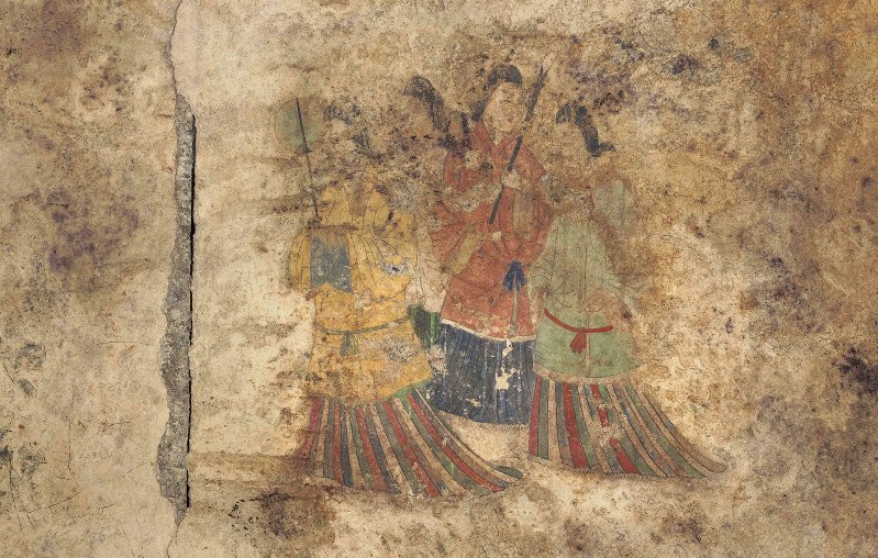 国宝「飛鳥美人」など高松塚の石室壁画修理が完了 カビ除去、新技術も