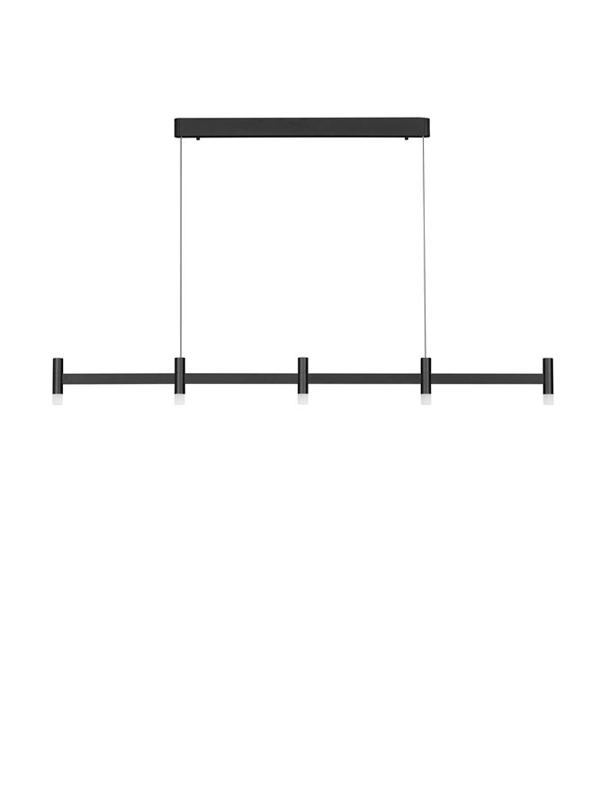 Nova Luce | Suspension - POETIC - Sandy Black Aluminium & Acrylic