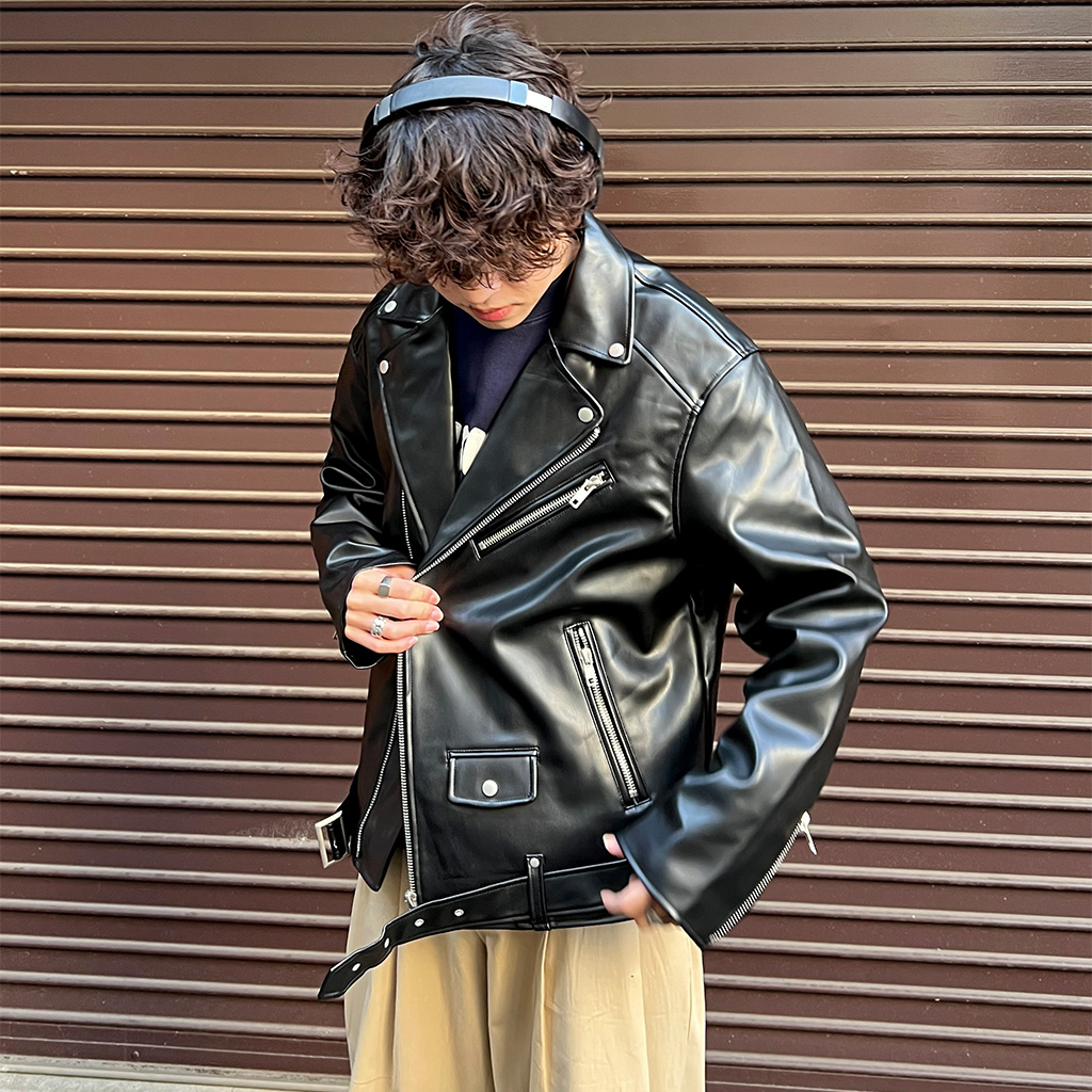 クラシックレザーライダースジャケット | ファッション通販サイト NUGU