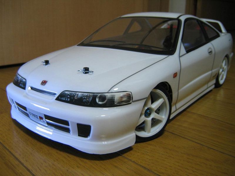 1/10ラジコンボディ製作 ABCホビー製インテグラタイプR（DC2)（ホンダ