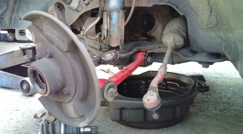 ドライブシャフト左右交換（ダイハツ ミラ・L500/510系）by KENZZYI