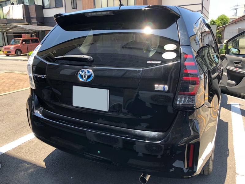 LEDテールランプ 流星Ver.2 （取付け③） （トヨタ プリウスα・40系