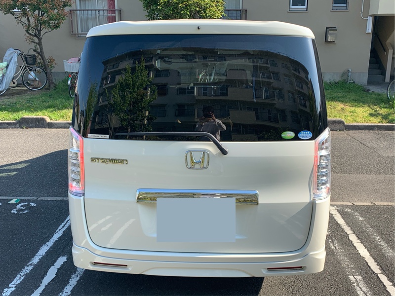 前期RK1に後期スパーダテール取り付け（ホンダ ステップワゴン・RK）by