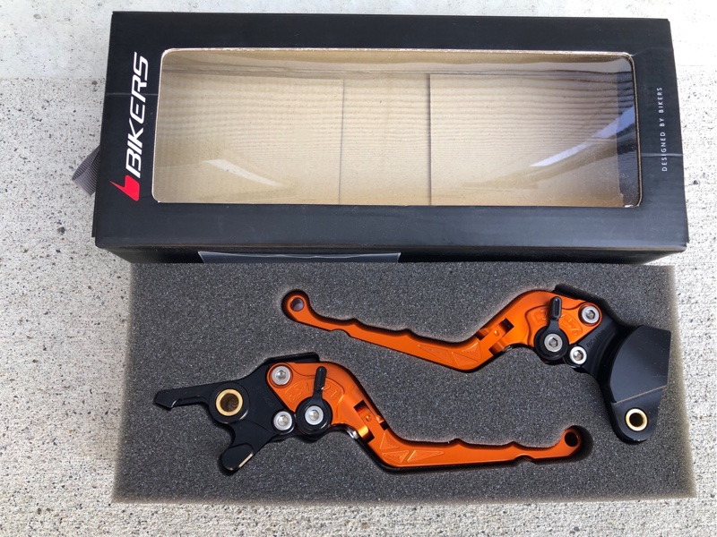 ブレーキレバー クラッチレバー交換 zx25r バイカーズ BK-K0526-OGD